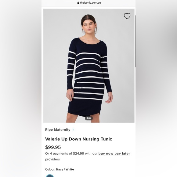 Ripe maternity tunic nursing friendly - Picture 5 of 5